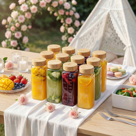 HomArtist 32 labels organize juices by date and flavor
