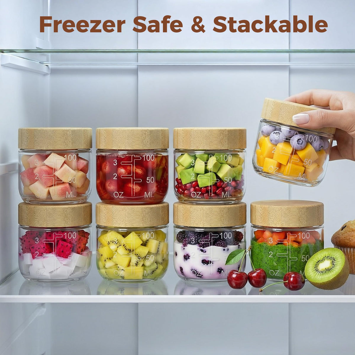 HomArtist six-pack set, great for organized lunches, picnics, and travel.