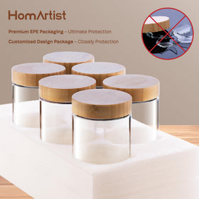 HomArtist salad jar for layered meals and portable lunches