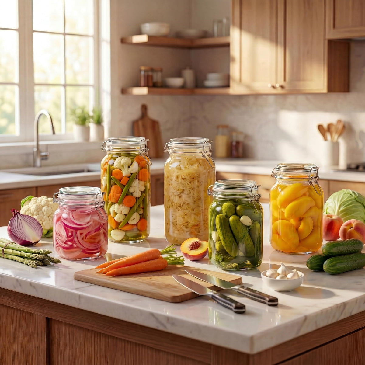HomArtist wide-mouth 4.53-inch glass jar provides clear visibility for easy refills.