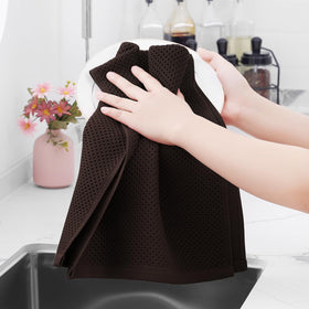 Homaxy four-pack display, convenient kitchen towels for replacements.