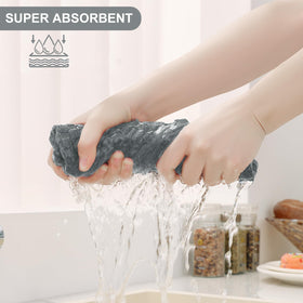 Homaxy dish towels are soft, highly absorbent, and ideal for quick cleanups.