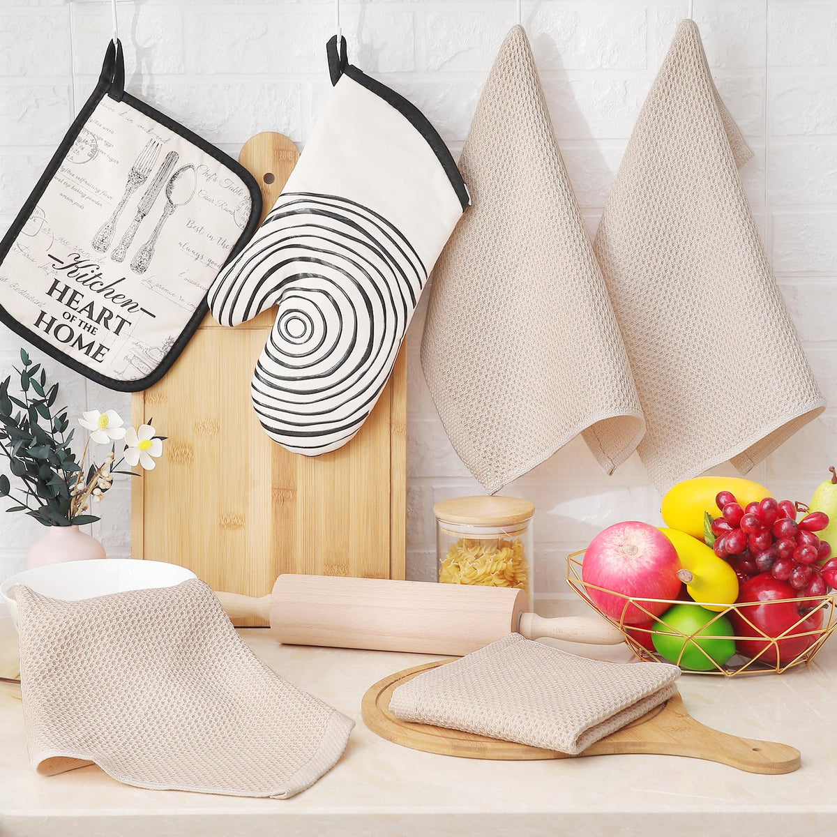 Homaxy multi-color set for matching kitchen styles and tasks
