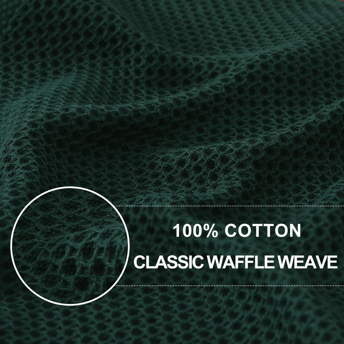 Homaxy honeycomb weave towels highlight absorbency for quick spill cleanup
