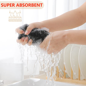 Homaxy kitchen towel shows quick-dry performance for busy counters
