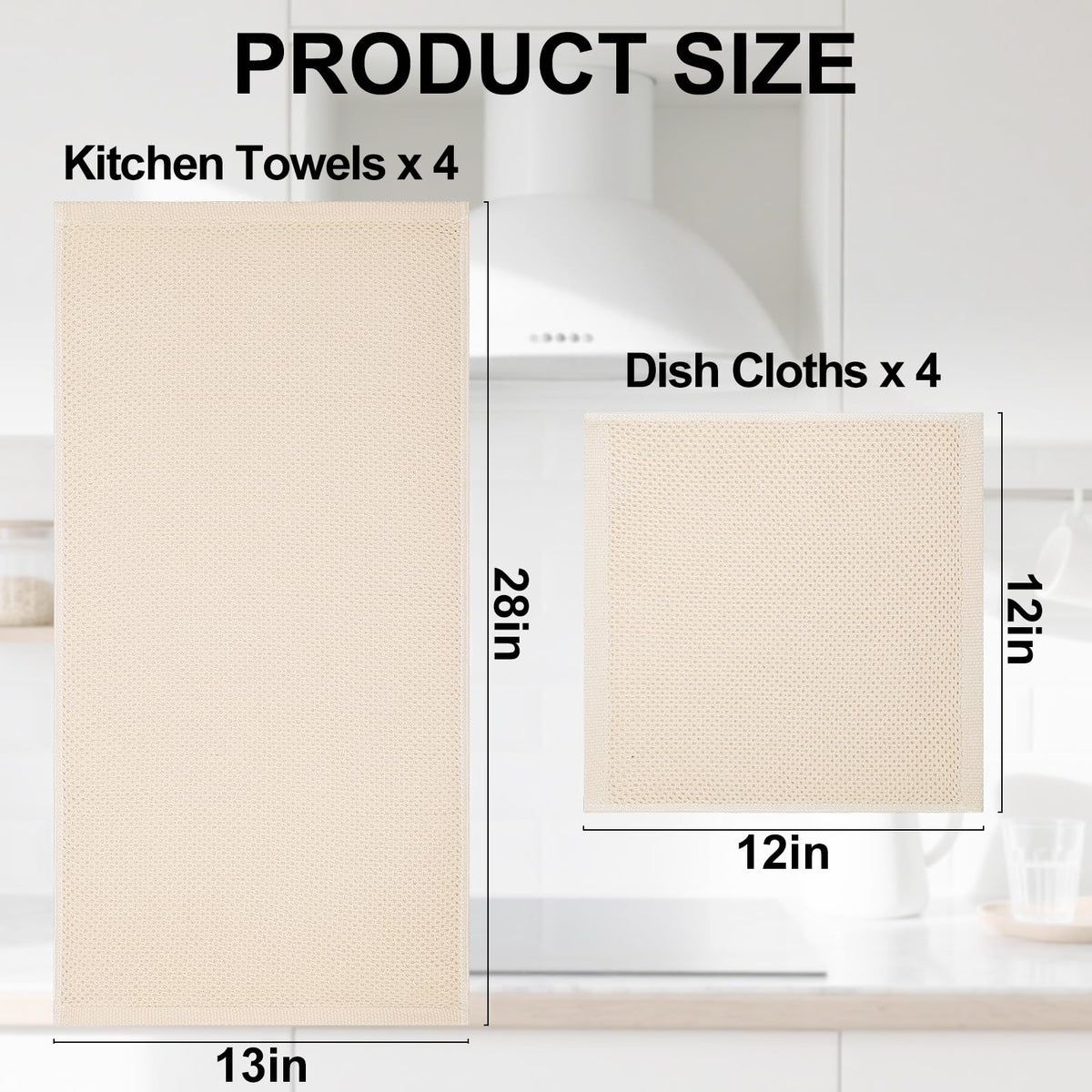Homaxy color-variety towels displaying versatile colors for kitchen coordination