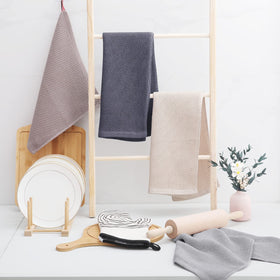 Homaxy soft dish towels protect delicate cookware during drying