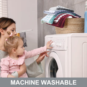 Homaxy towels on a counter demonstrating versatile kitchen use and compact storage.