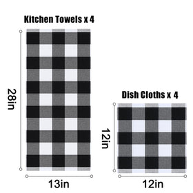Homaxy soft and absorbent fabric dries dishes quickly without lint.