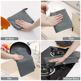 Homaxy 8-pack towels with color options to match any kitchen decor.