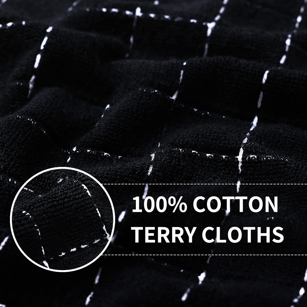 Homaxy durable towels soften with each wash for comfort