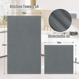 Homaxy towels feature hanging loops for easy storage and fast drying after use.