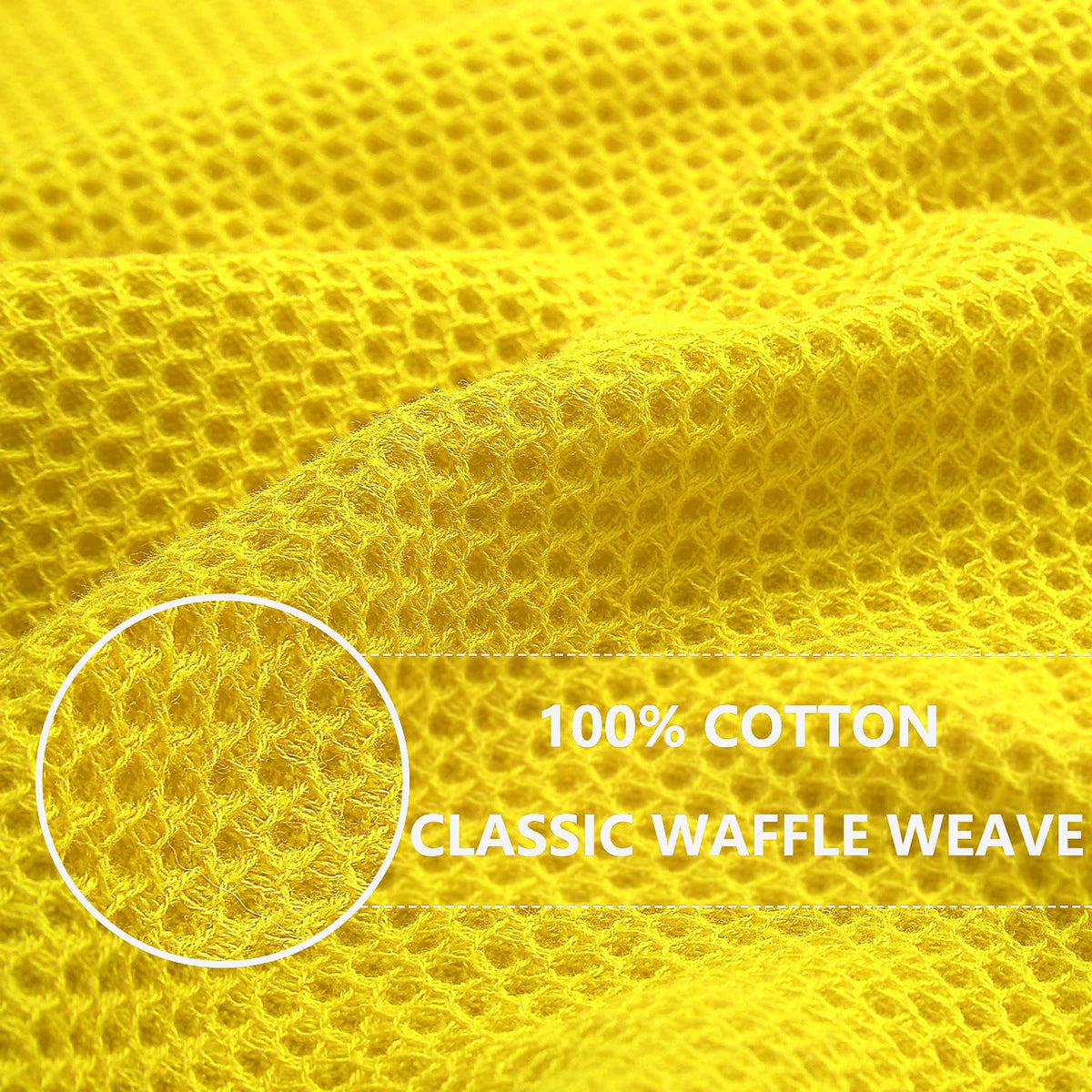 Homaxy waffle dishcloth quick-dry 12in for faster cleanup after meals