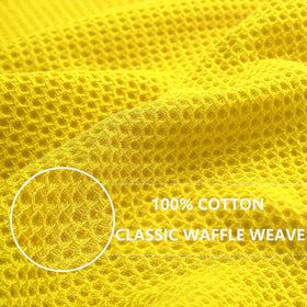 Homaxy waffle dishcloth quick-dry 12in for faster cleanup after meals