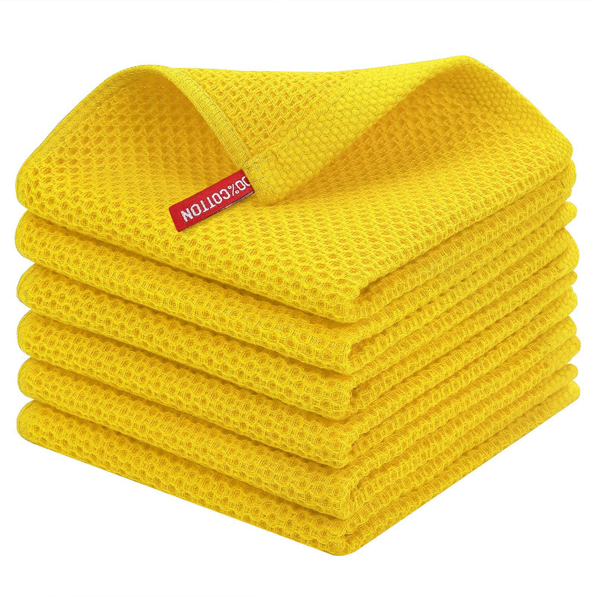 Homaxy waffle dishcloth soft-absorbent 12in, ideal for drying dishes