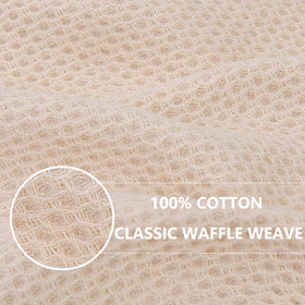 Close-up of waffle weave texture on Homaxy dishcloths.