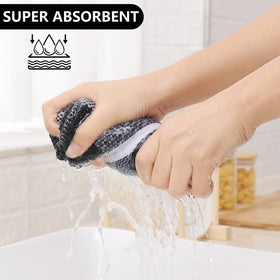 Homaxy white and black plaid design adds style to daily dish drying.