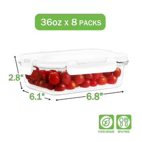 HOMBERKING borosilicate glass body shown for durable, safe storage