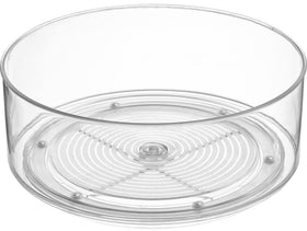 Home Intuition lazy Susan helps keep napkins and small items orderly.
