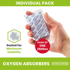 Home Sensei 10 mil thick Mylar bags for durable, bulk storage.