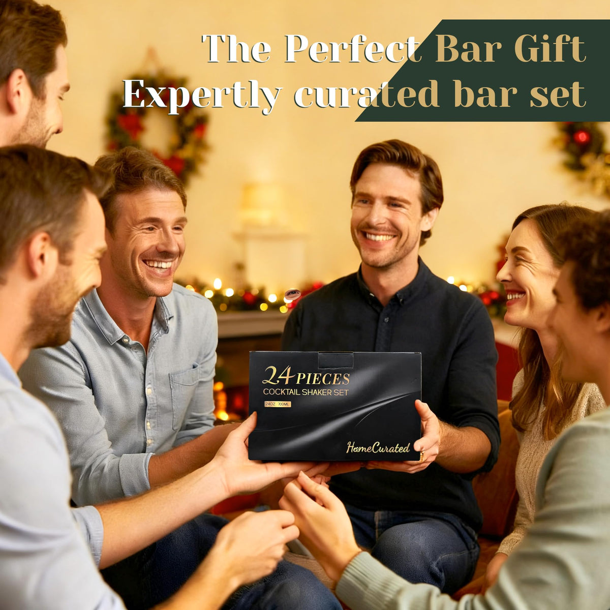 HomeCurated gift ready packaging enhances the perfect wedding or birthday bar kit