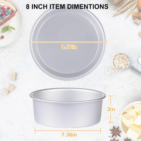 HomeMall aluminum cake pan with non-stick finish.