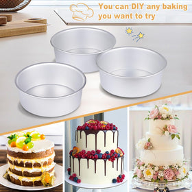 HomeMall angled sides promote easy release of baked layers.