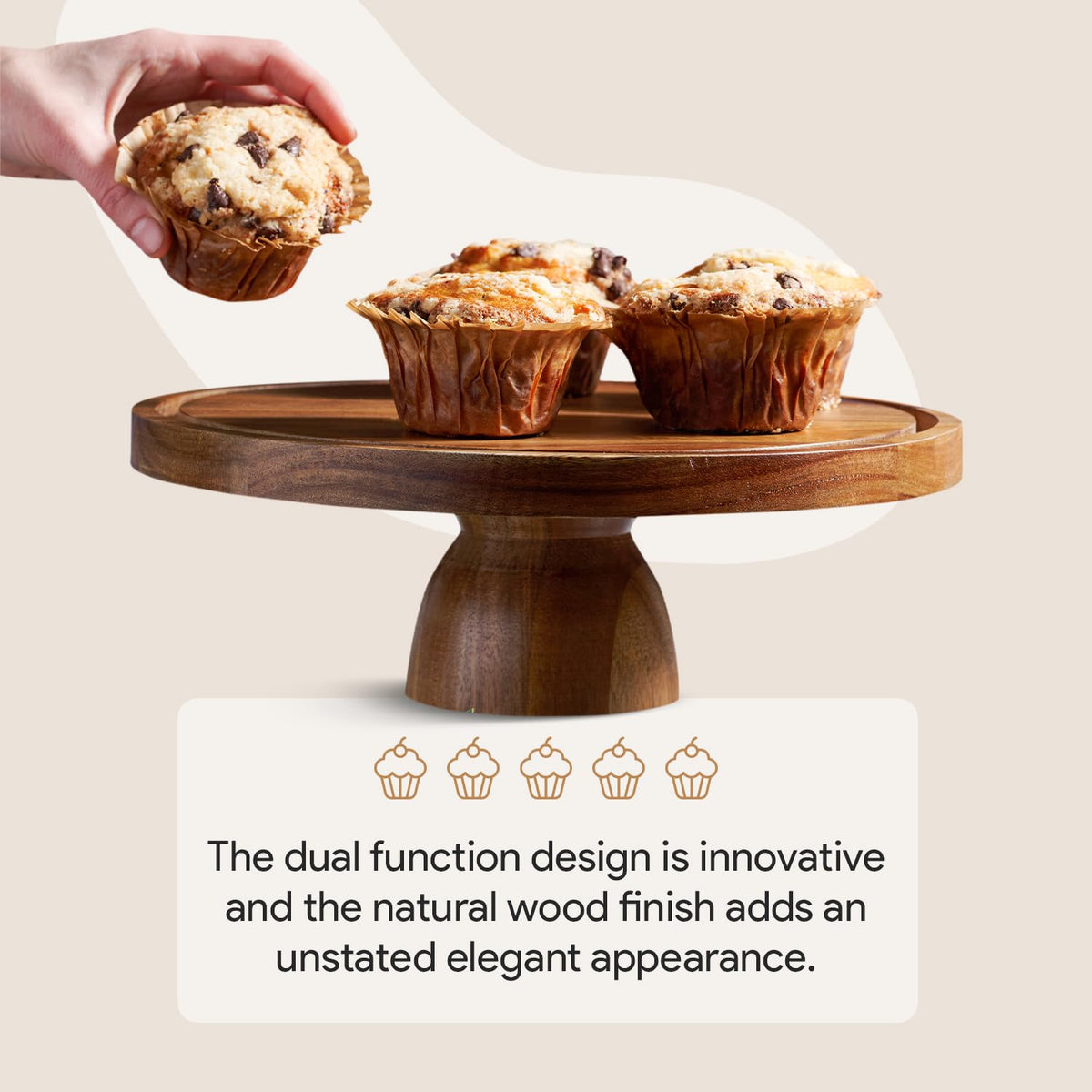 HOMESPHERE stackable lid and stand store together neatly.
