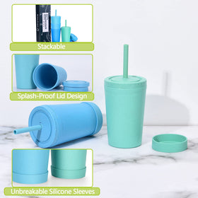 Homestockplus dishwasher-safe wheat straw cup ready for daily reuse