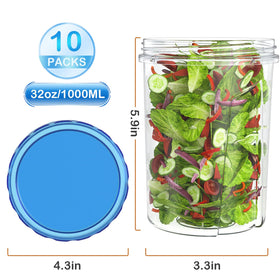 HOMETALL blue twist-top lid provides a secure, leakproof seal.