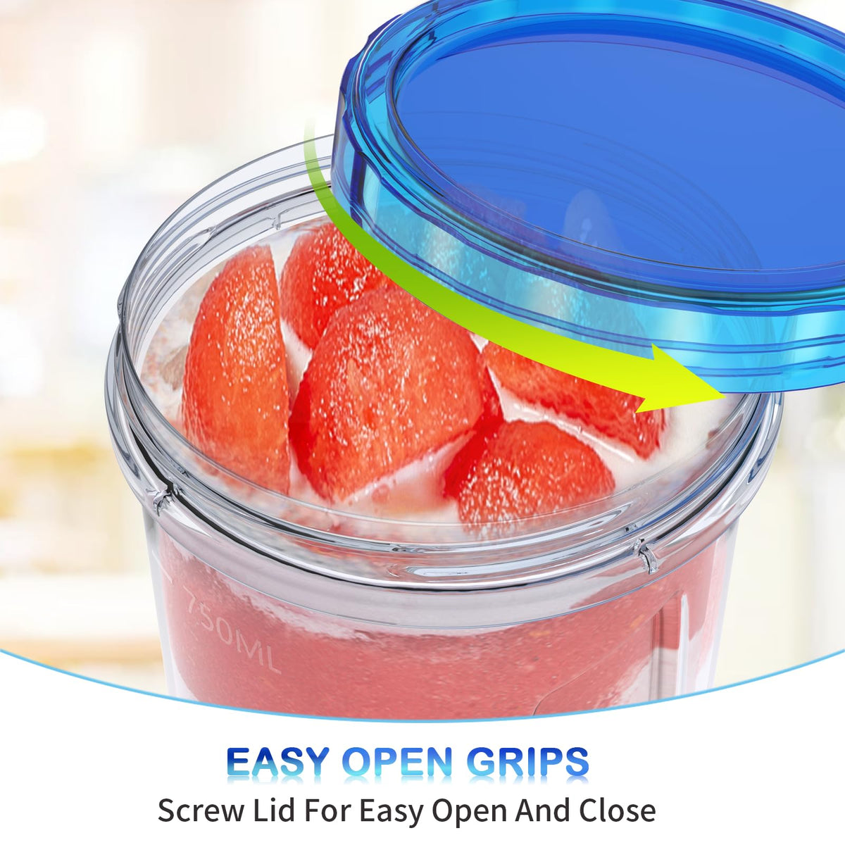 HOMETALL 32oz container suitable for freezing soups and stews.