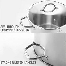 HOMICHEF oven-safe up to 400F for versatile meals