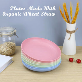 Homienly Deep Dinner Plates labeled dishwasher- and microwave-safe for convenient cleanup.