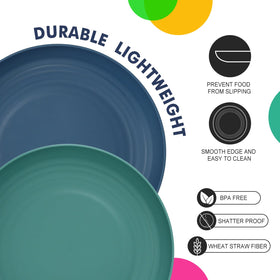 Homienly plate is dishwasher-safe, easing cleanup after family dinners.