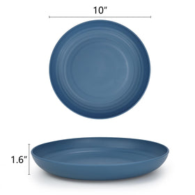 Homienly wheat straw plate, eco-friendly material for safe kid dining