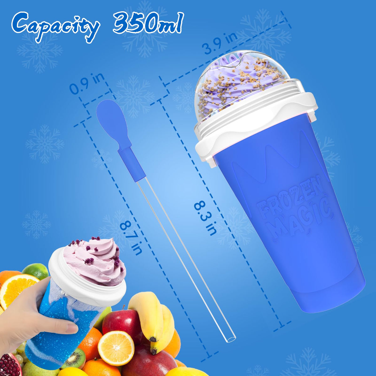 Honbuty Slushie Cup made with food-grade material for safe reuse