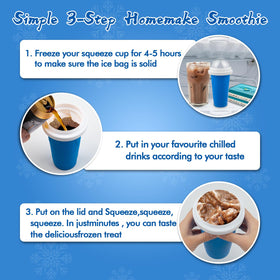Honbuty Slushie Cup with easy-grip lid for spill-free use