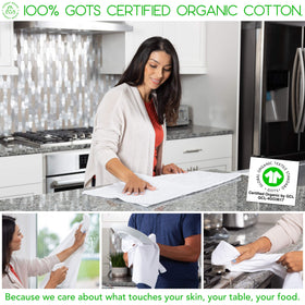 HONEST WEAVE flour-sack-towel kitchen decor accent for stylish, eco-friendly homes