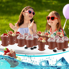Honeydak PP dessert cup is durable and reusable for repeated use.