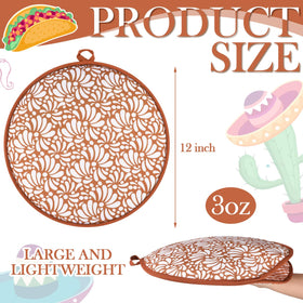 Honeydak tortilla warmer interior view holds tortillas securely and neatly.