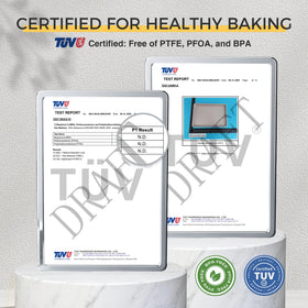 Hongbake baking sheet 15x10 with diamond texture for consistent heat and cleanup