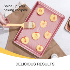 HONGBAKE pink nonstick coating makes cleanup easy