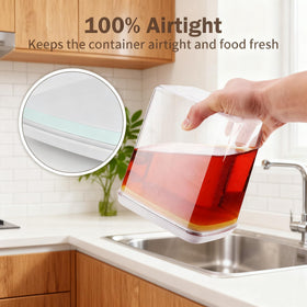 Hontent BPA-free plastic storage for safe, durable pantry organization.