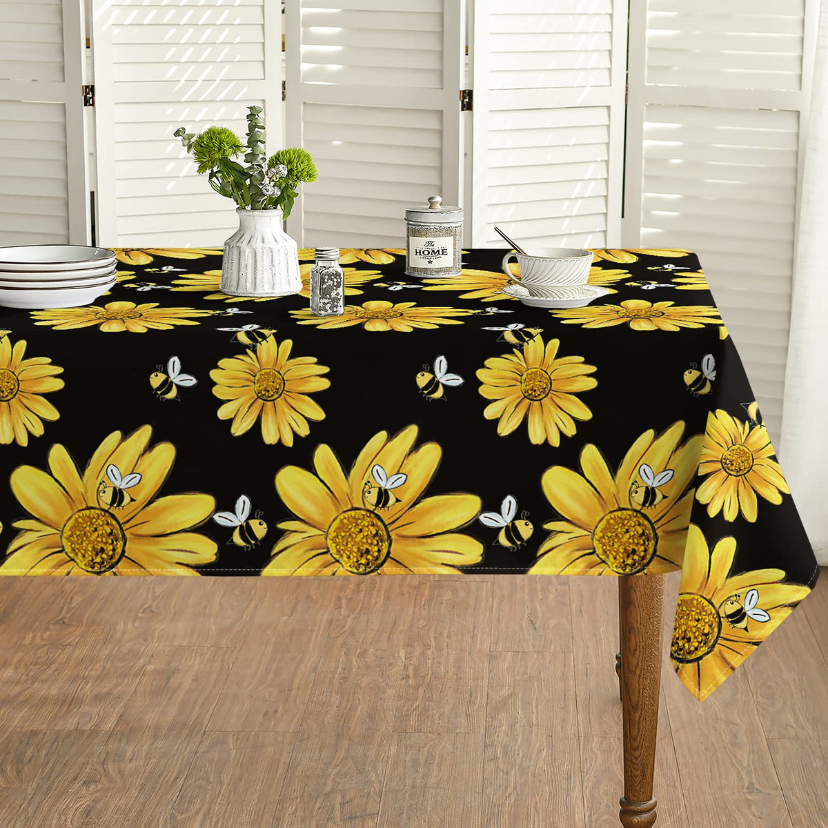 Horaldaily kitchen dining decor tablecloth brightens everyday meals.
