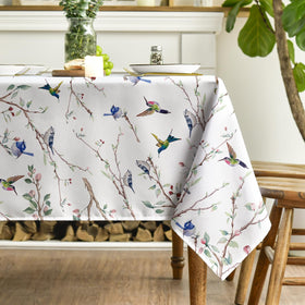 Horaldaily colorful birds and branches pattern enhances dining room decor