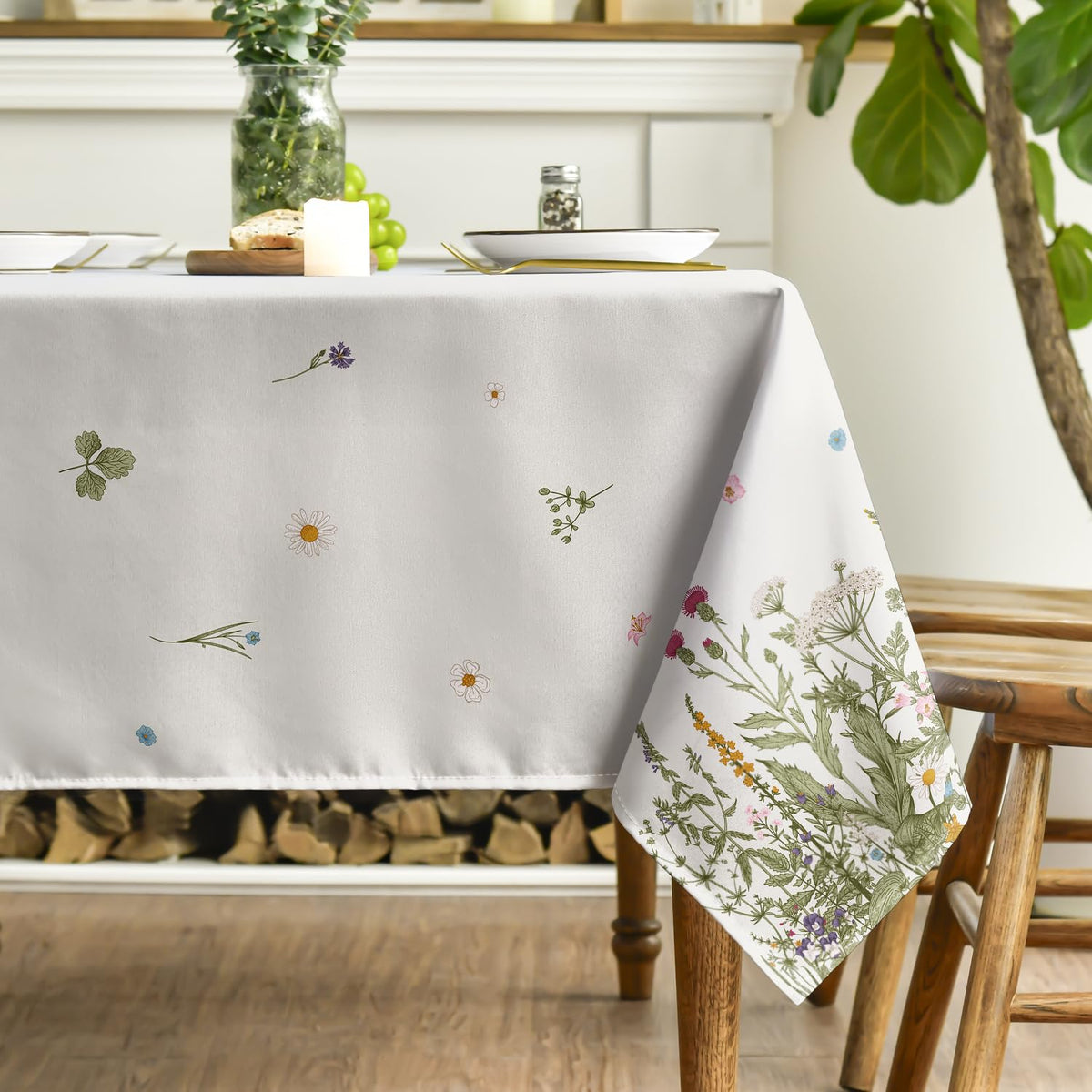 Horaldaily tablecloth edge seam detail highlighting sturdy stitching