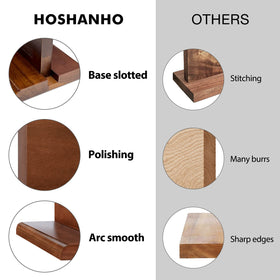 HOSHANHO wide 14x10 inch design offers ample space for multiple knives.