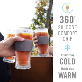 Host Freeze Beer Glass outdoor use keeps beverages ice cold