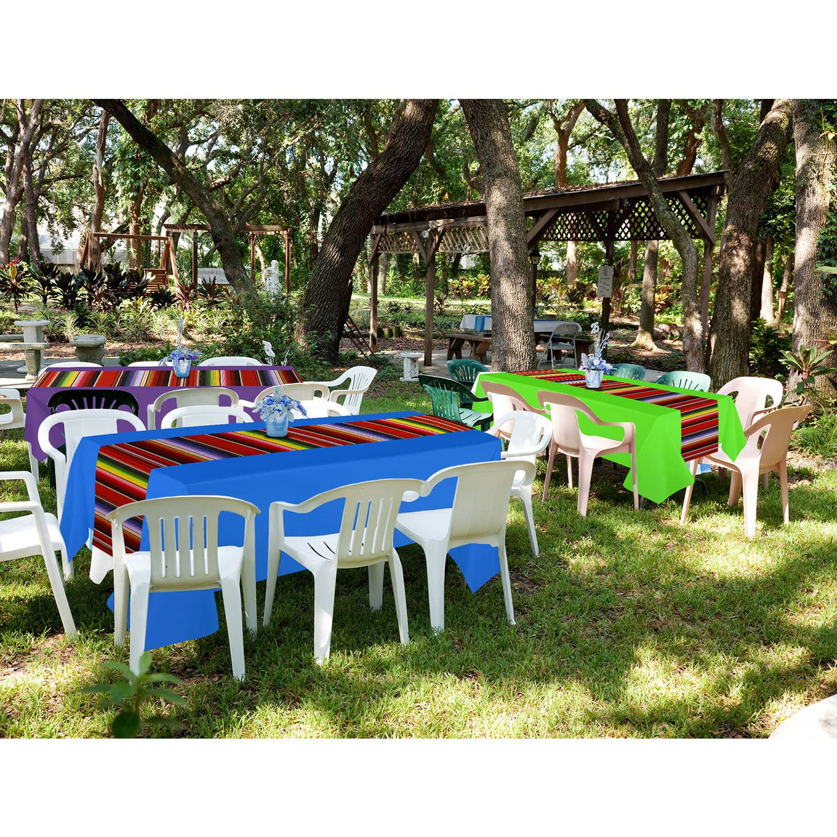 Hosuly disposable tablecloths simplifying post-party cleanup and storage