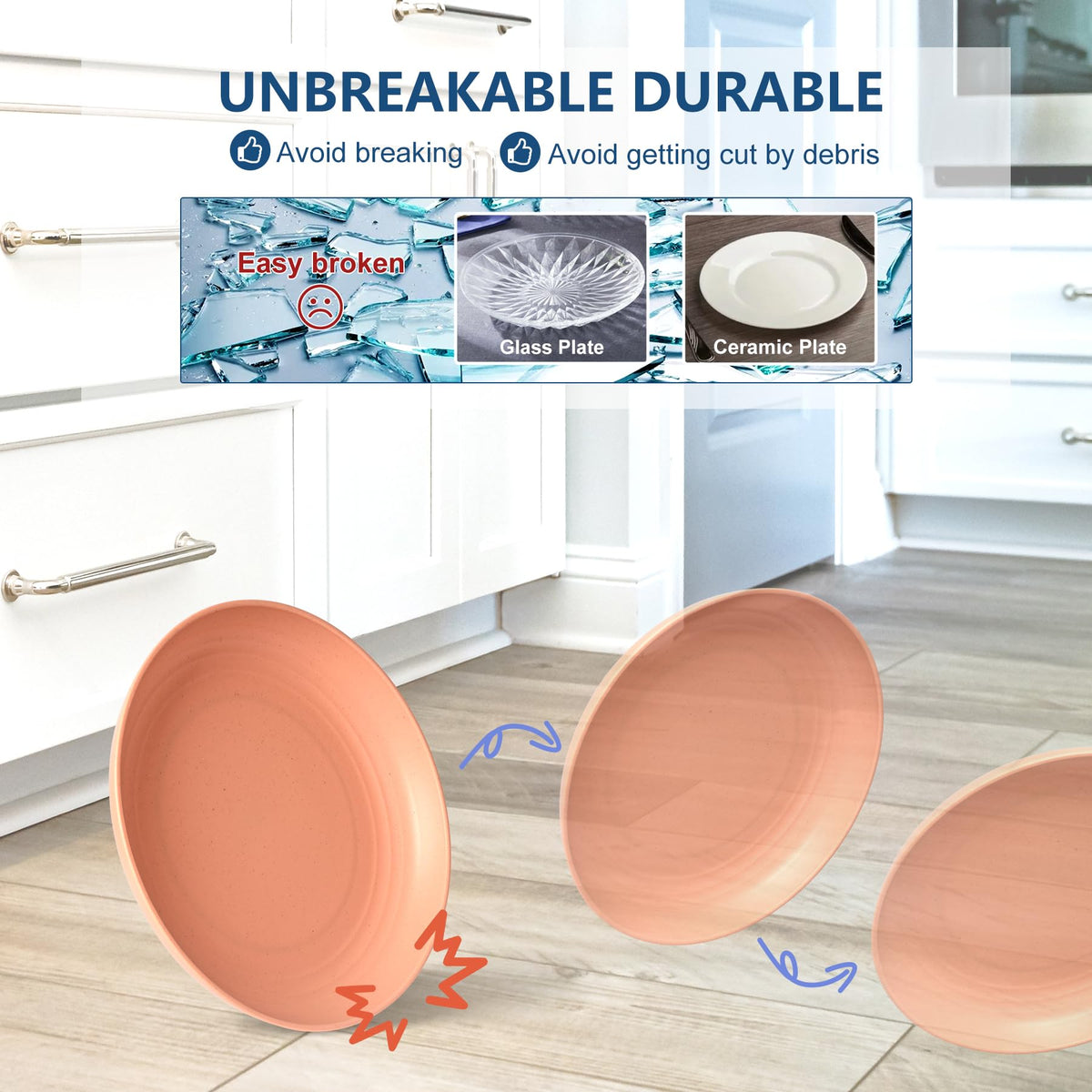 HOTEC microwave-safe plate ready for quick meals